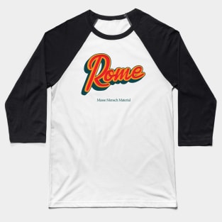 Masse Mensch Material Baseball T-Shirt